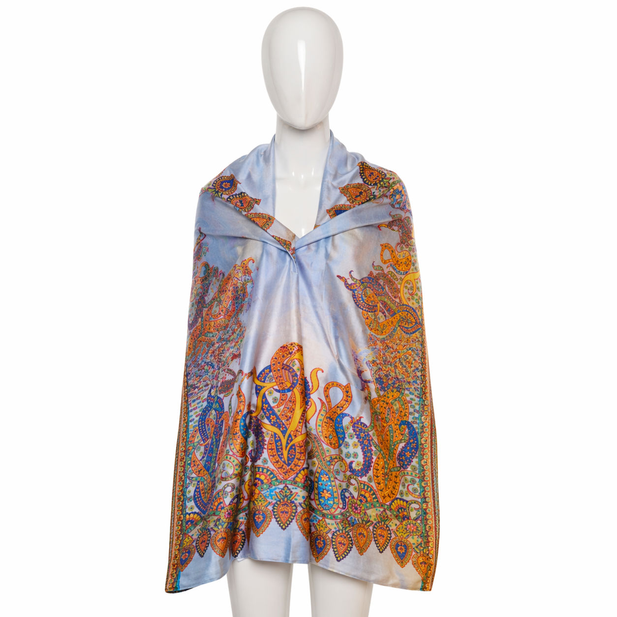 Beautiful Grey Kani Pashmina Shawl